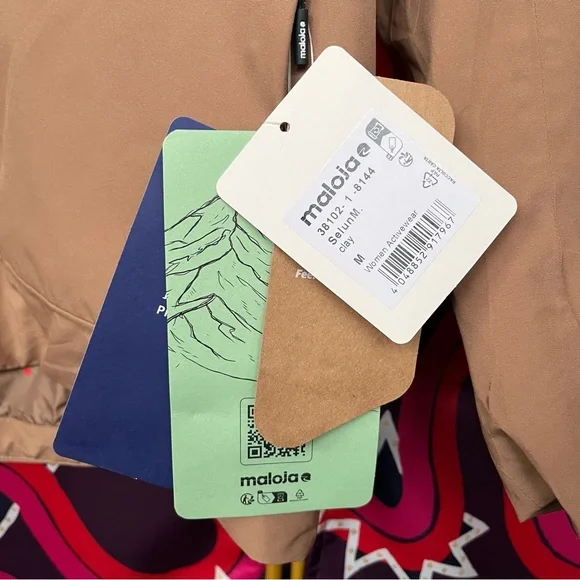 NWT Maloja SelunM. Alpine Insulated Jacket Clay Embroidered Cembra Shelter 38102 - Picture 7 of 12